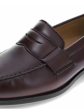 Men's Classic Penny Loafers in Dark Brown